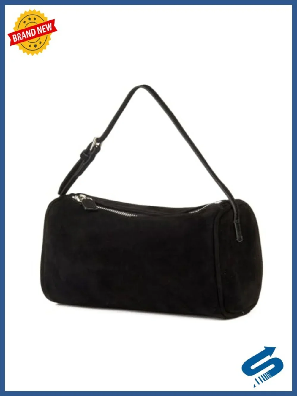 Premium Suede Leather Small Hobo Crossbody Bag with Adjustable Strap for Women